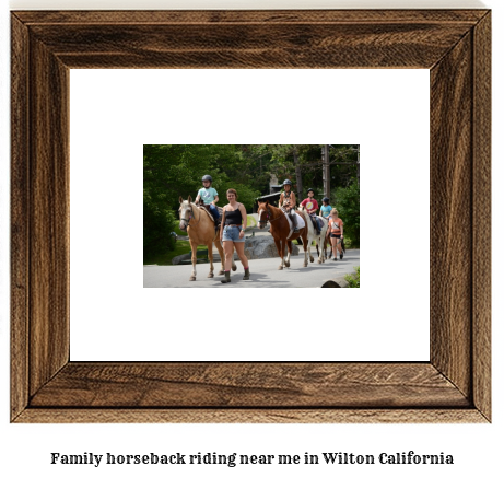 family horseback riding near me in Wilton, California